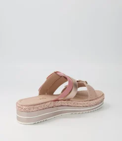 Shop Midas Shoes Abba Rose Multi Slides