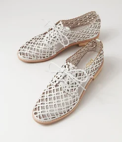Online Midas Shoes Addys Mi White Patent Leather
