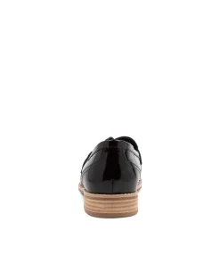 Fashion Midas Shoes Adream Black Patent Leather Loafers