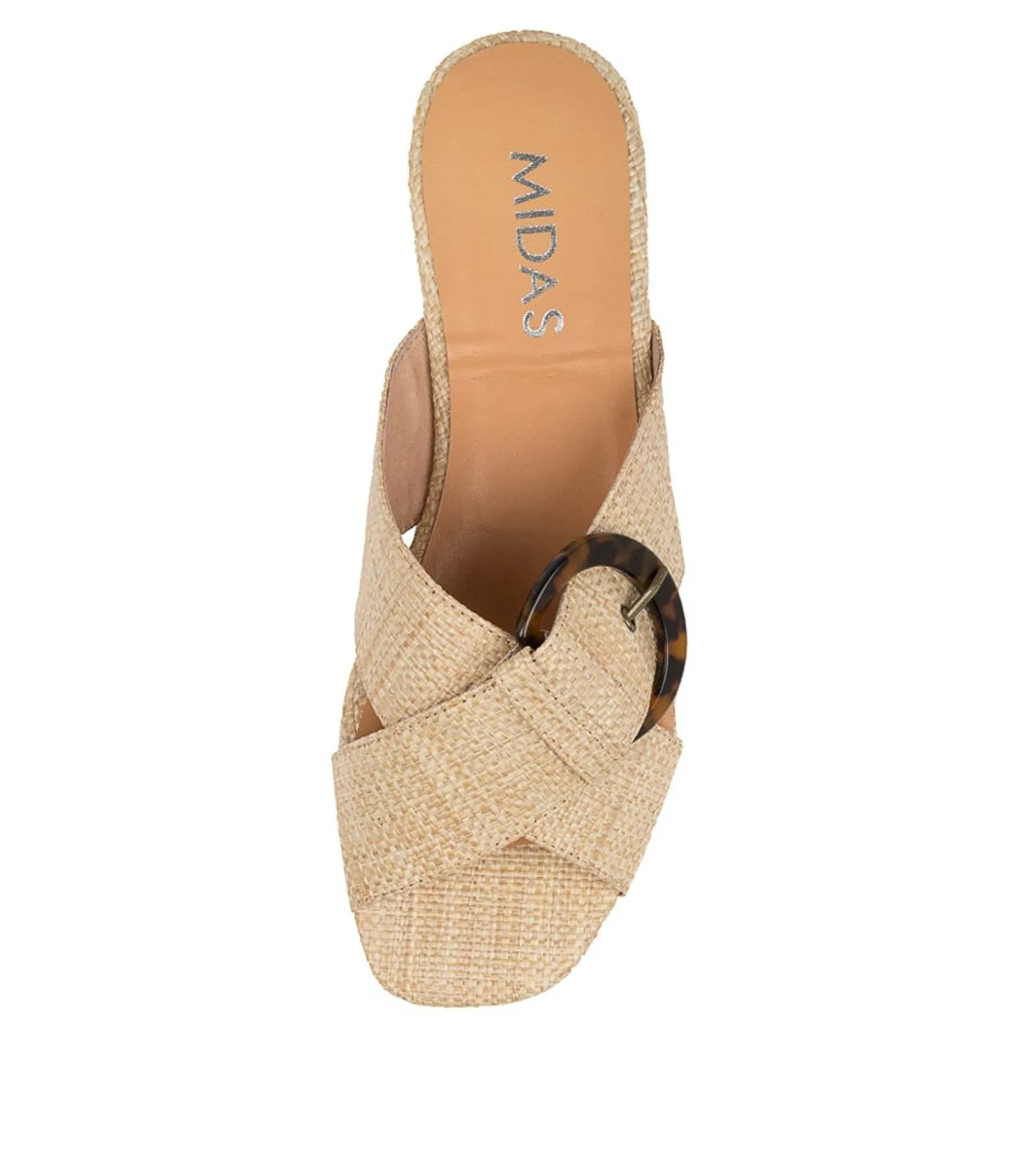 Hot Midas Shoes Aida Natural Woven