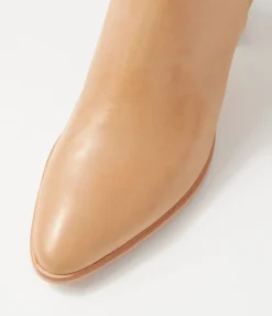 Outlet Midas Shoes Ainslee Cappuccino Leather Calf Boots