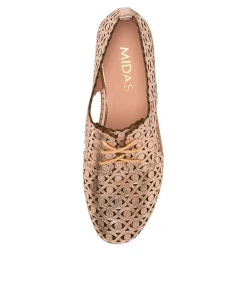 Cheap Midas Shoes Albay Rose Gold Leather