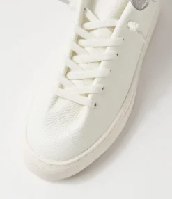 Cheap Midas Shoes Albi White Tumble Leather Sneakers