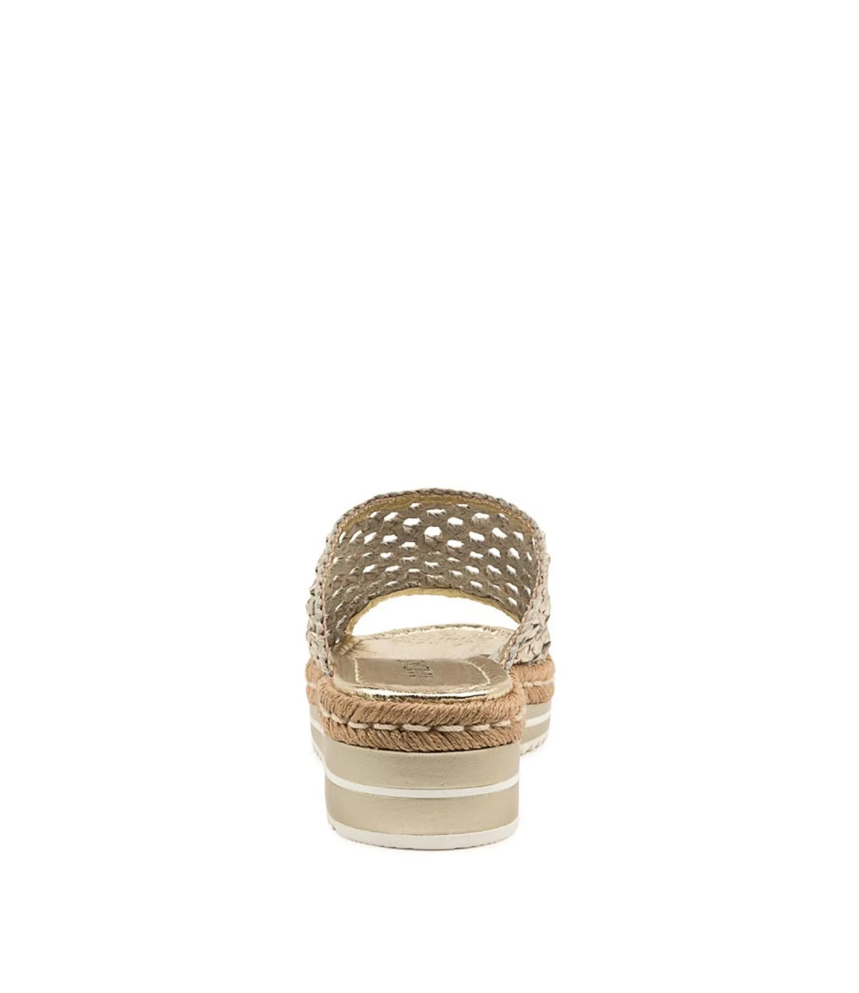 Shop Midas Shoes Aldo Pale Gold Woven