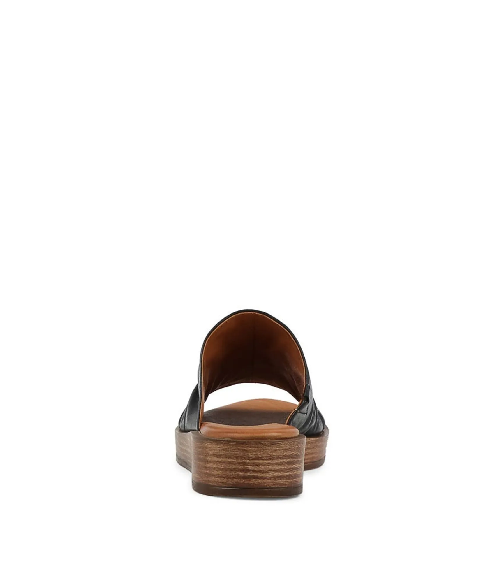Cheap Midas Shoes Alio Black Leather Slides Ns