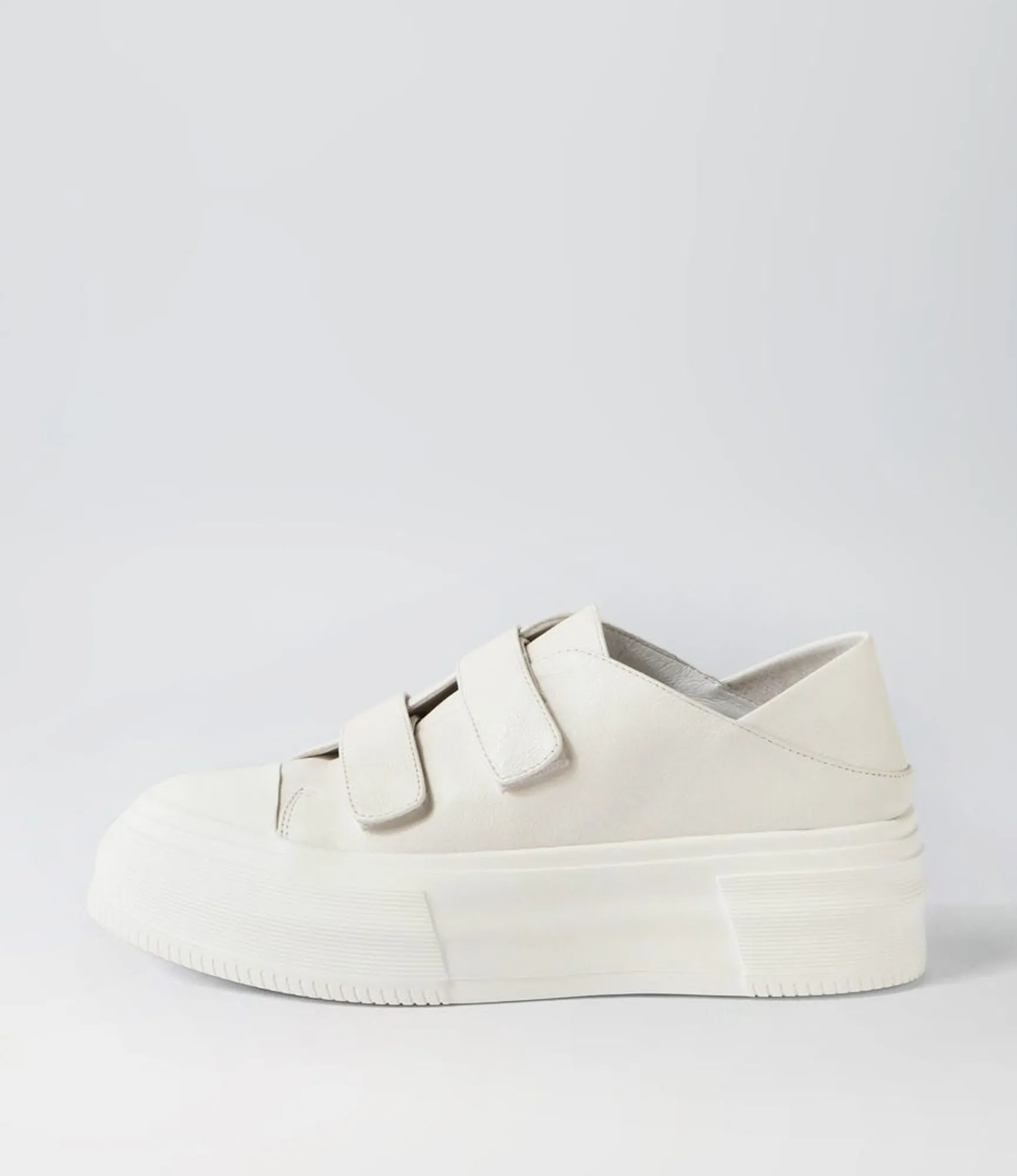Best Sale Midas Shoes Alpines White Leather Stitch Sneakers