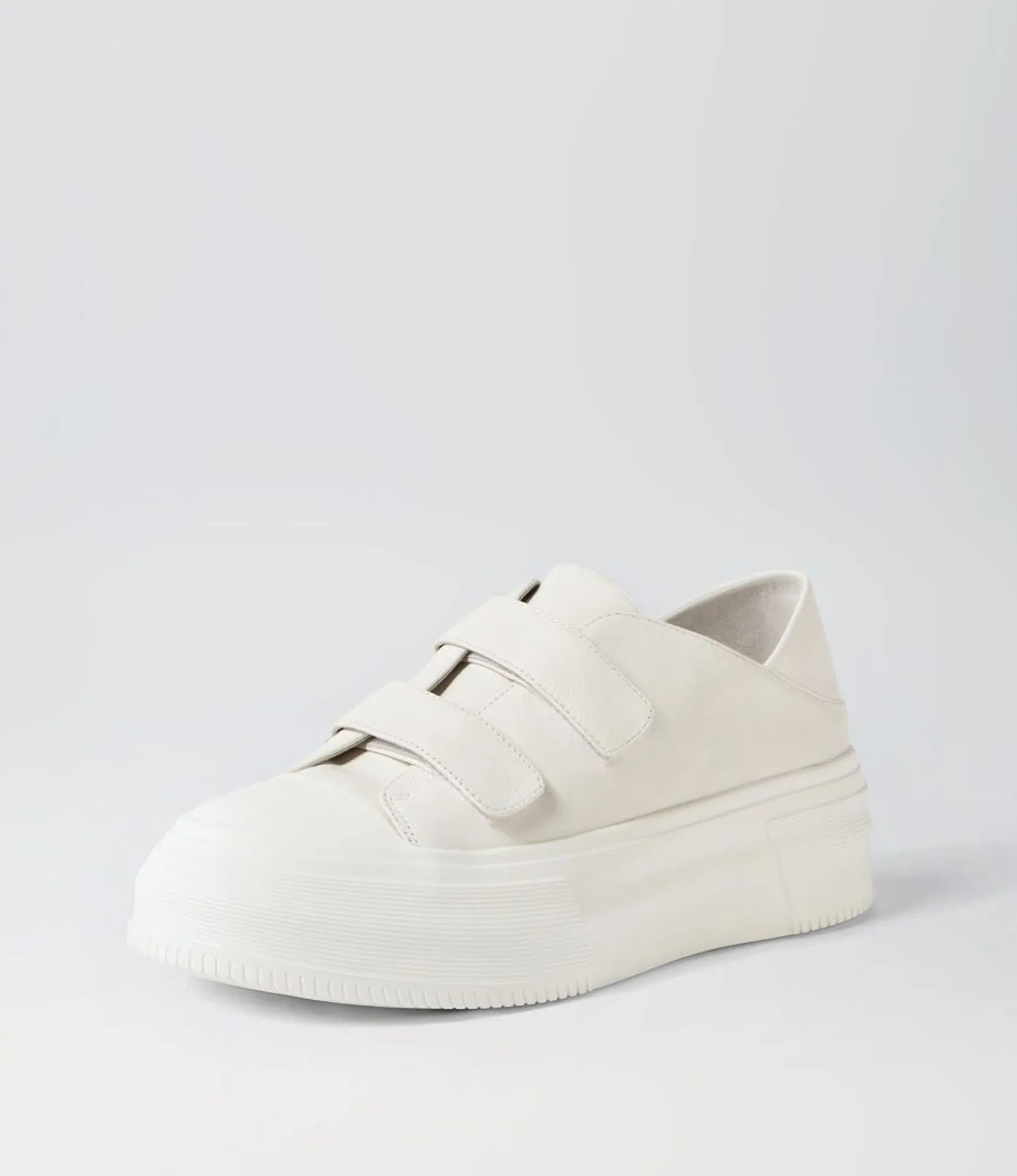 Best Sale Midas Shoes Alpines White Leather Stitch Sneakers