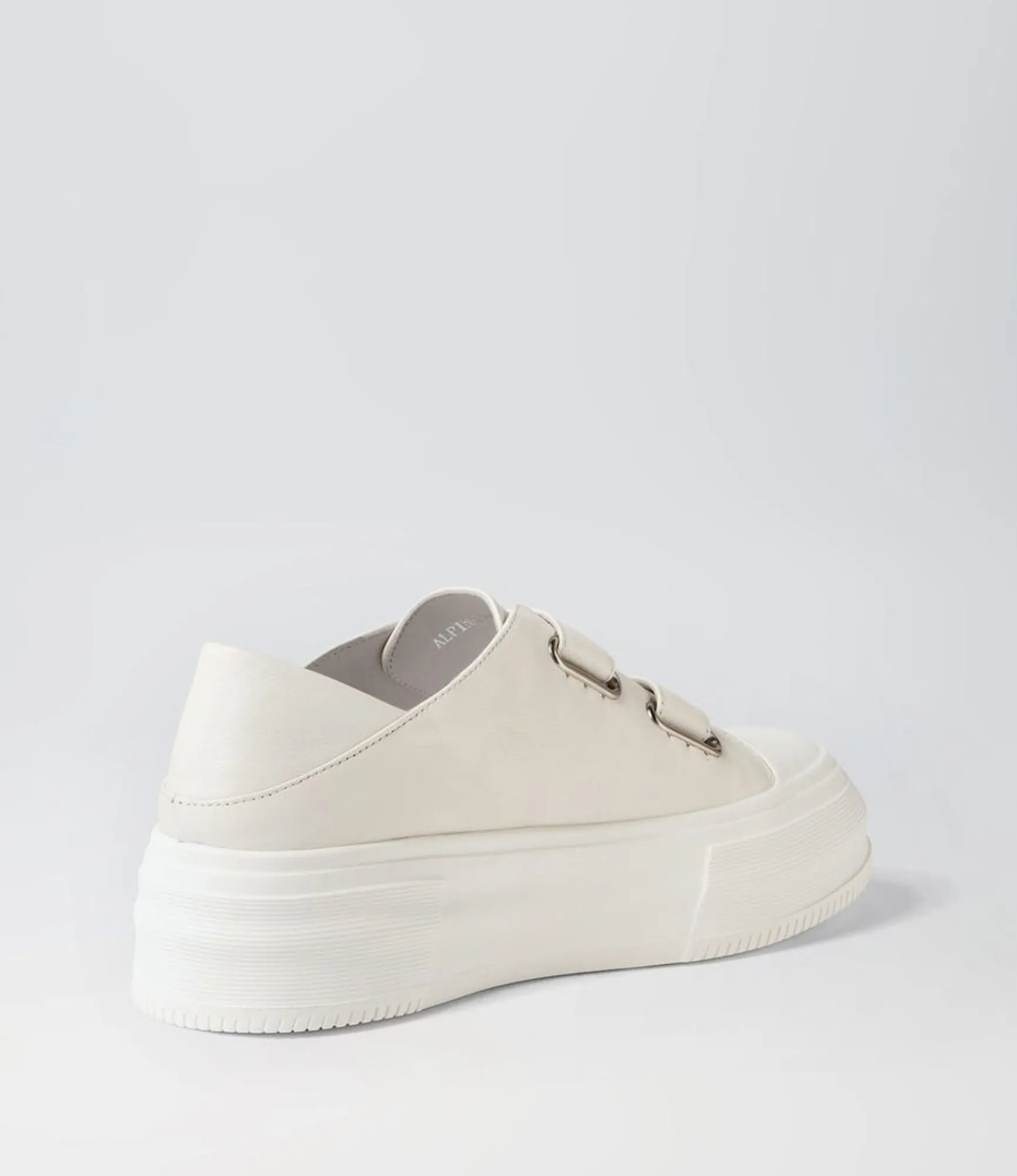 Best Sale Midas Shoes Alpines White Leather Stitch Sneakers