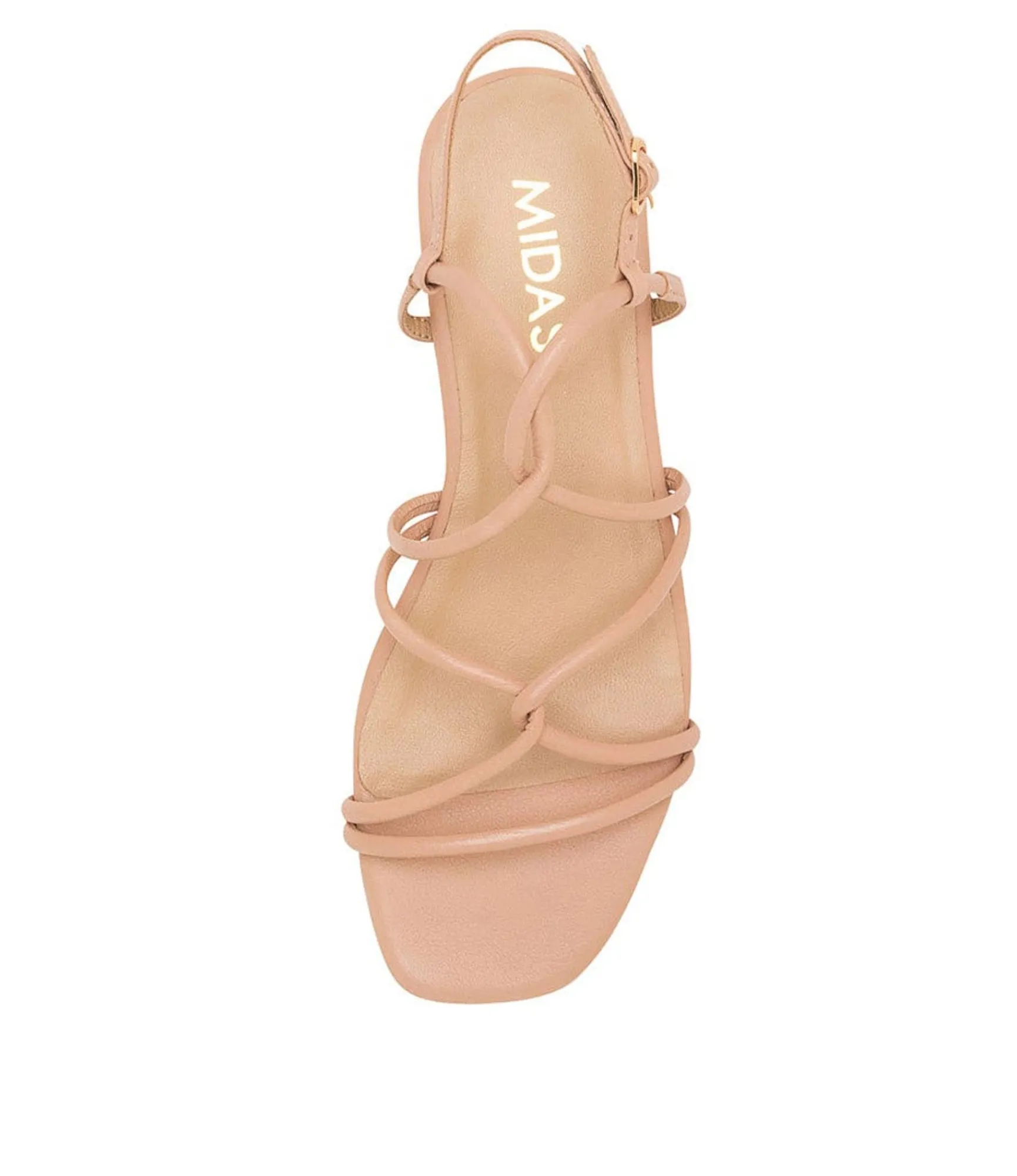 Discount Midas Shoes Amari Dk Nude Leather