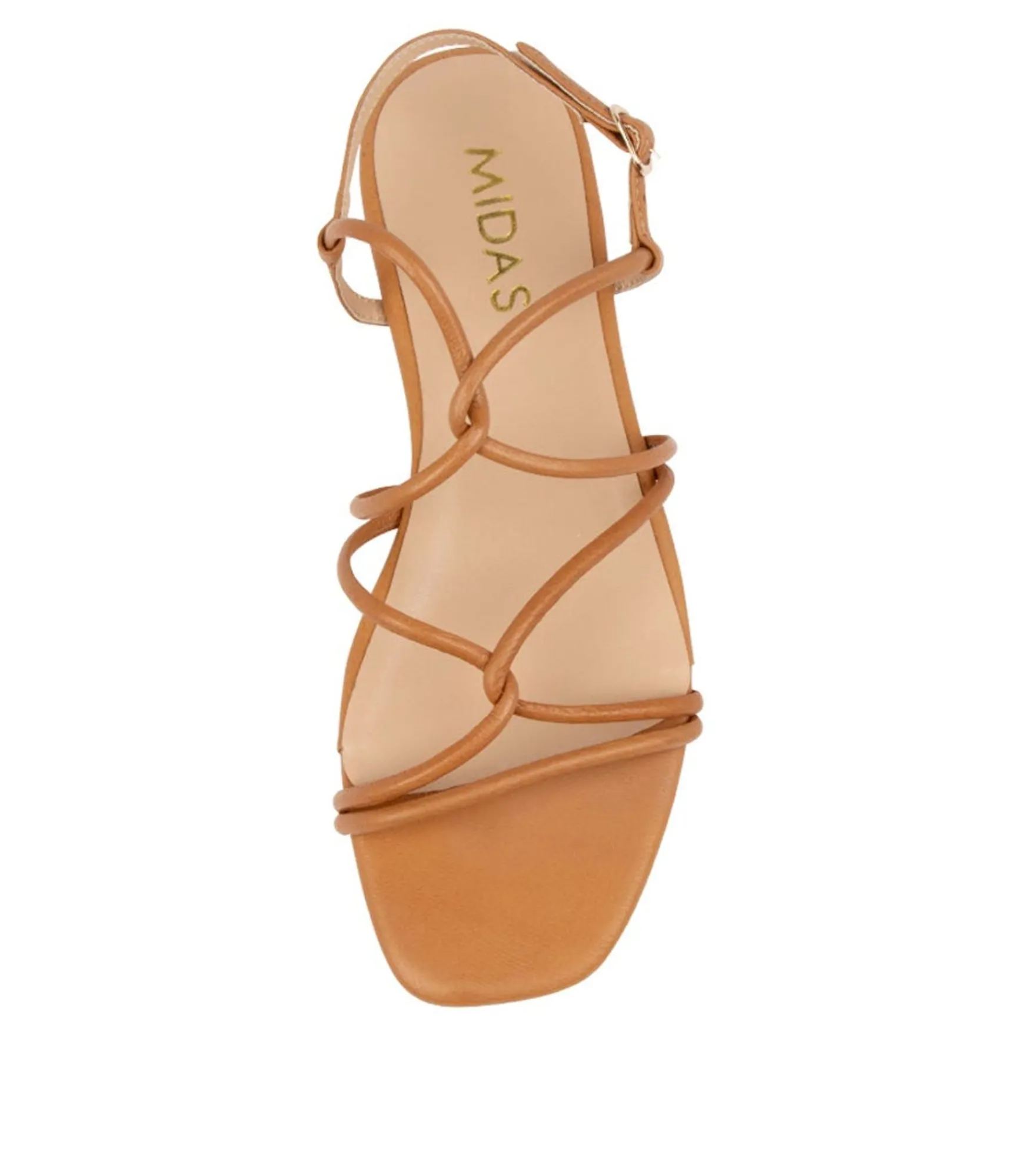 Best Sale Midas Shoes Amari Dk Tan Leather