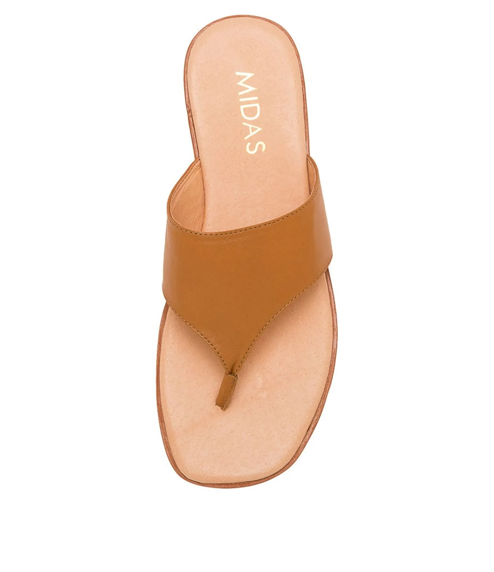 Sale Midas Shoes Anda Dk Tan Leather