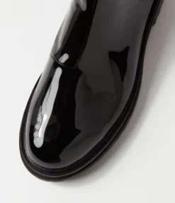 Shop Midas Shoes Apparent Black Patent Leather Chelsea Boots