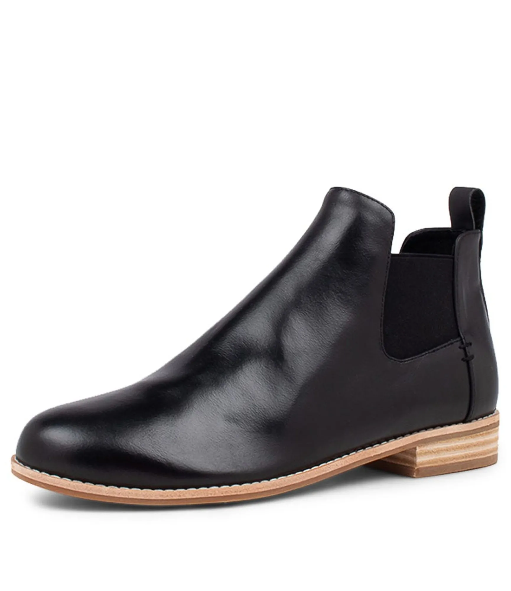 Cheap Midas Shoes Arbour Black Leather Chelsea Boots