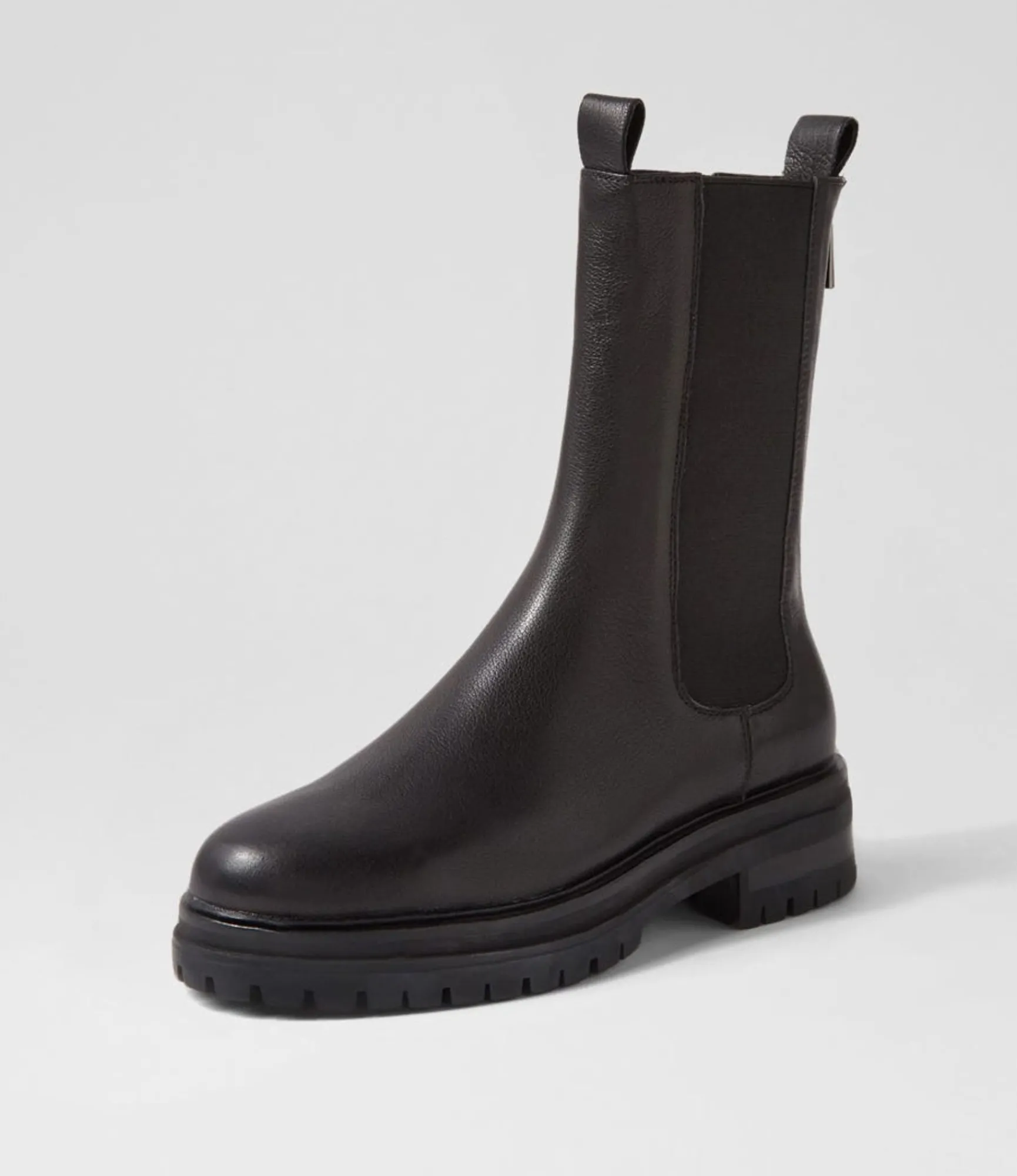 Clearance Midas Shoes Armours Black Leather Chelsea Boots