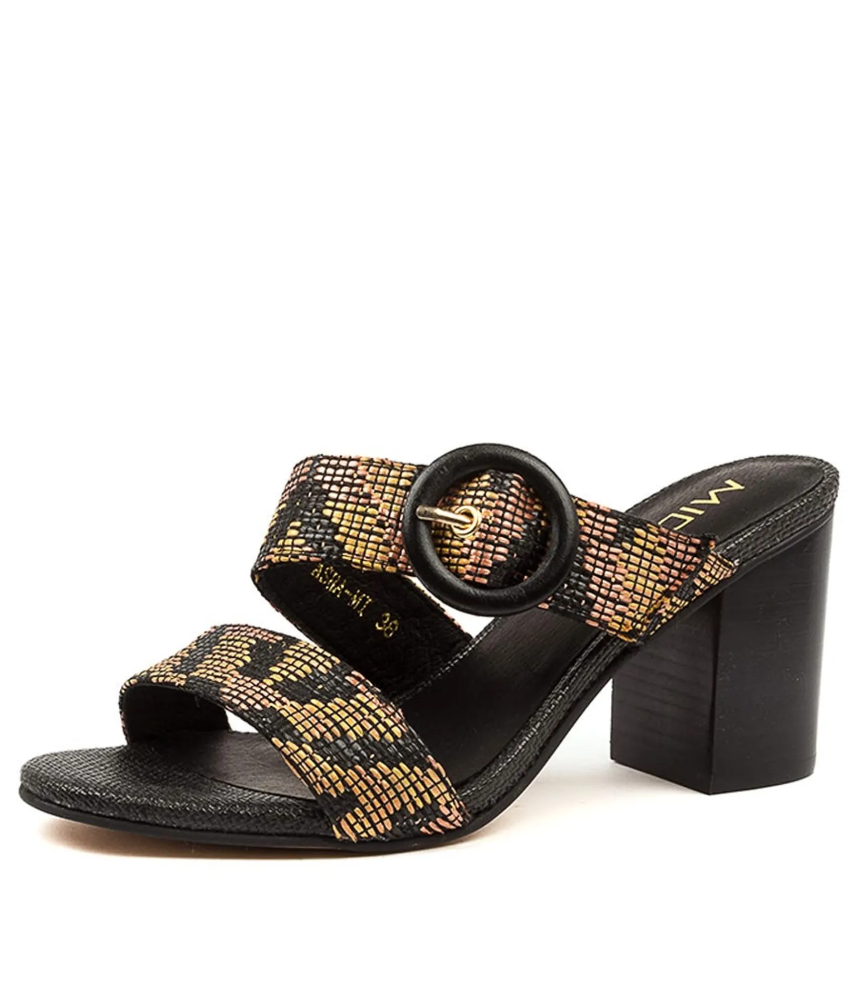 Clearance Midas Shoes Asha Tan Multi Woven