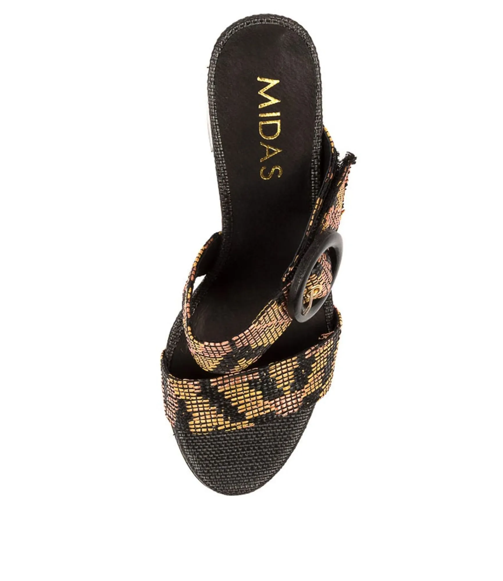 Clearance Midas Shoes Asha Tan Multi Woven