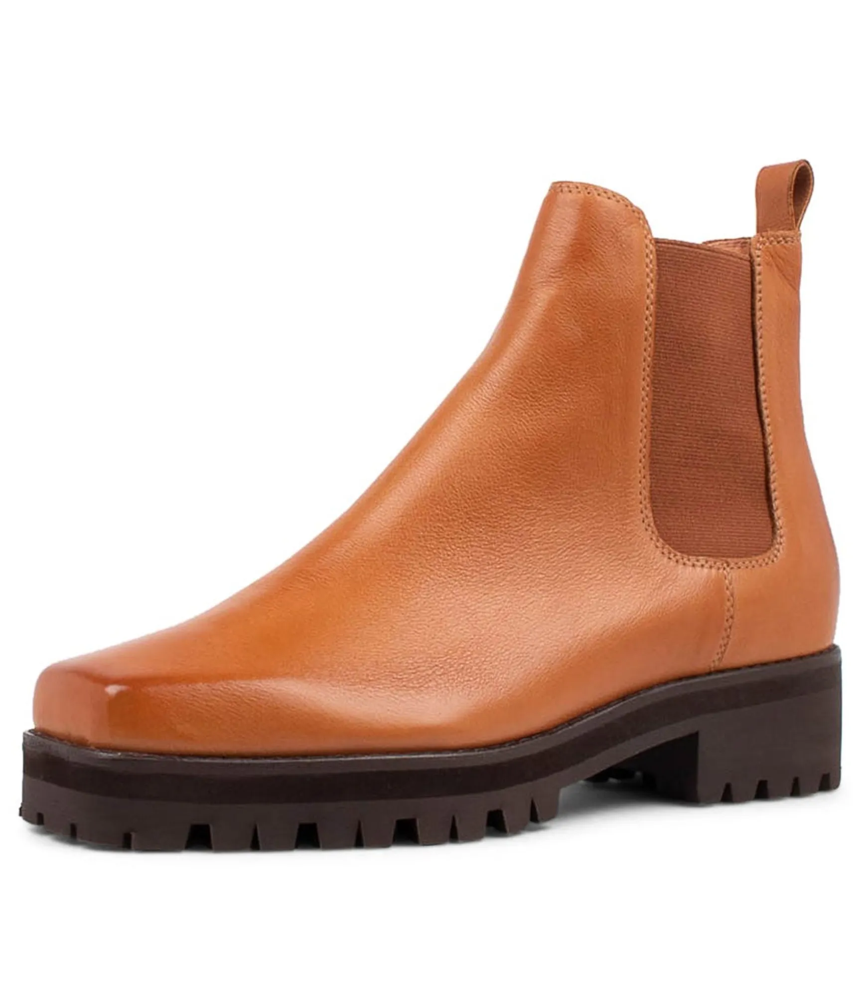 Cheap Midas Shoes Ashli Tan Leather Chelsea Boots