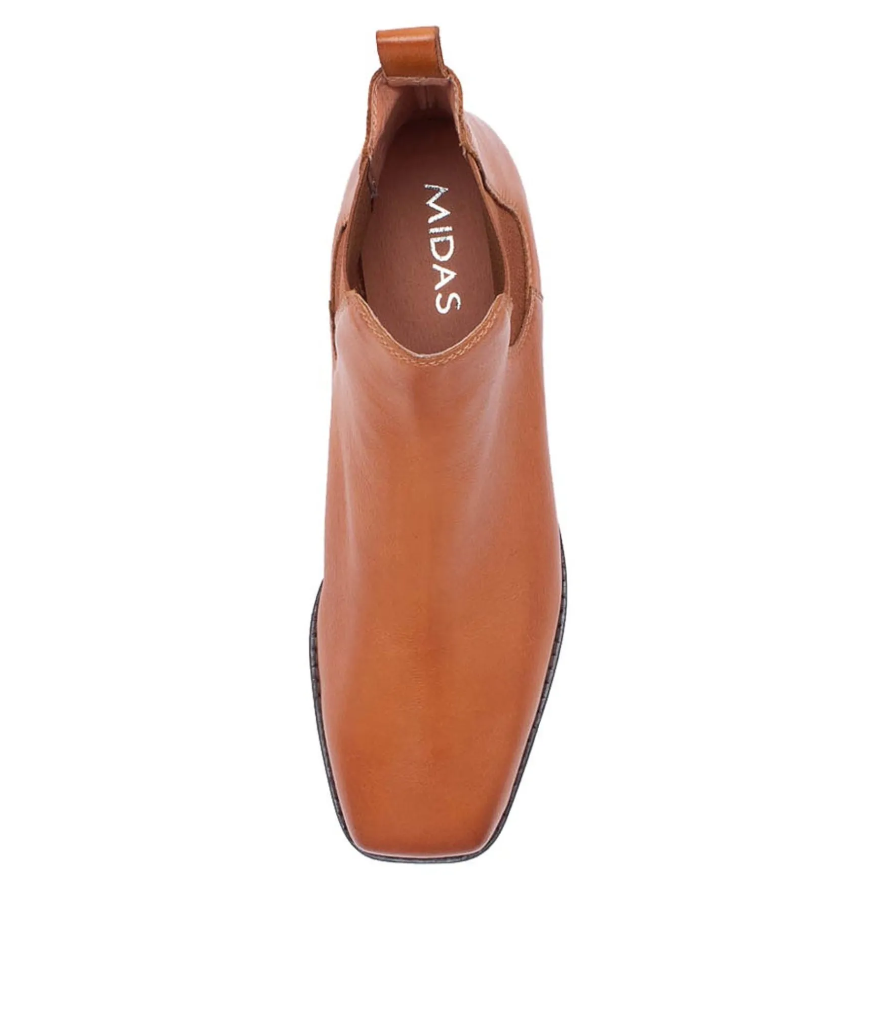 Cheap Midas Shoes Ashli Tan Leather Chelsea Boots