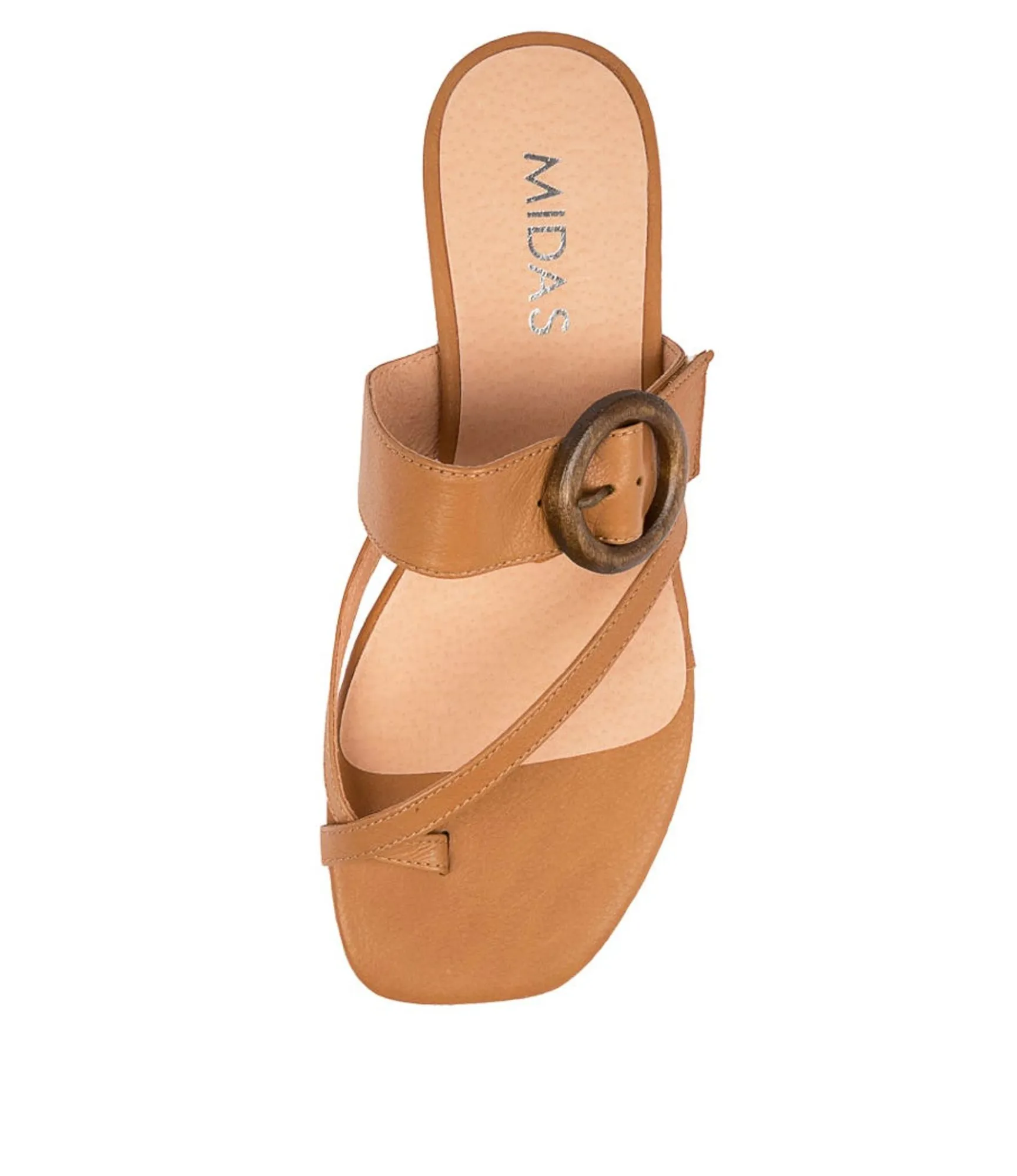 Shop Midas Shoes Ashtons Dk Tan Leather