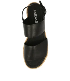 Best Midas Shoes Athens Black Leather