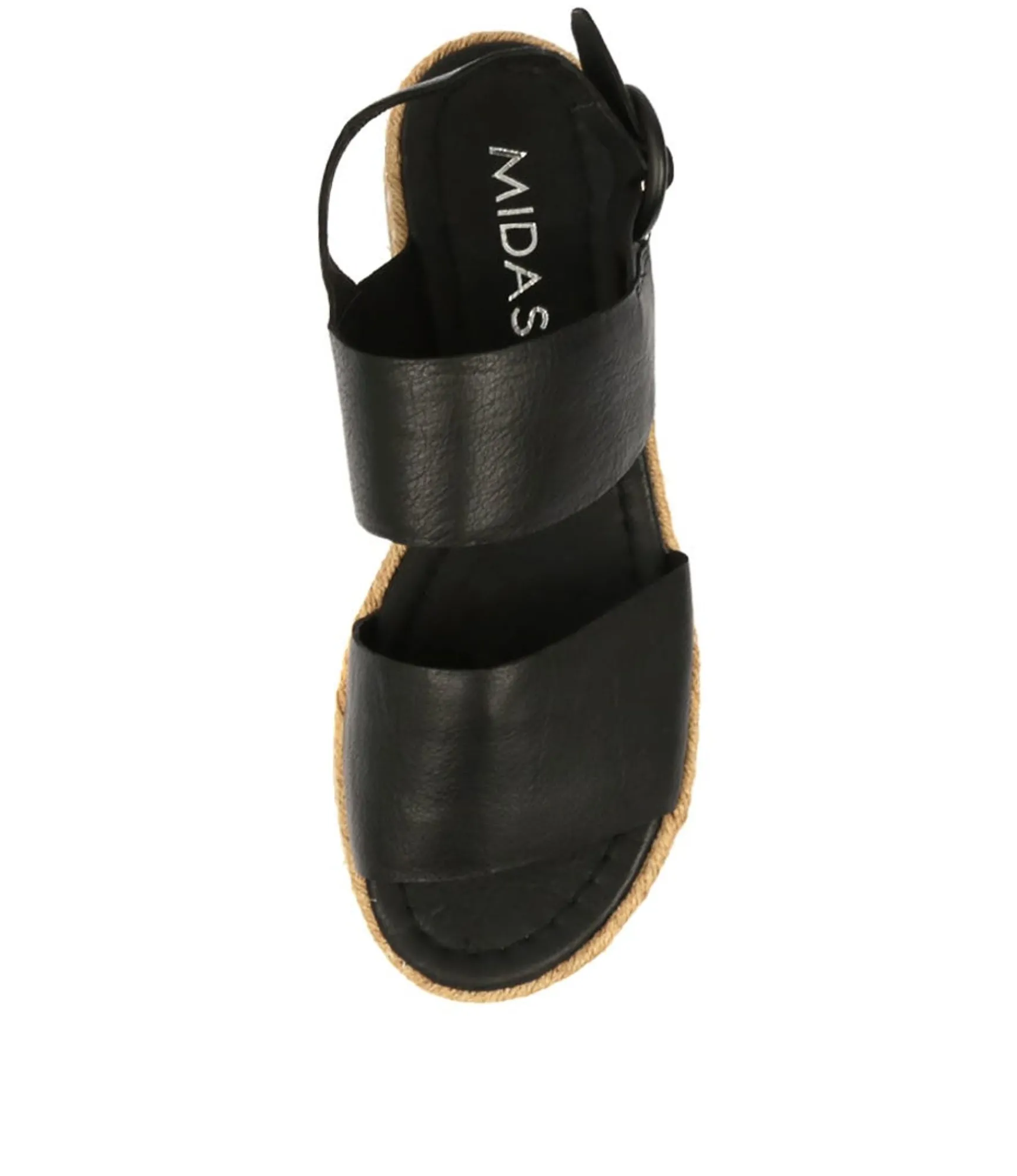 Best Midas Shoes Athens Black Leather