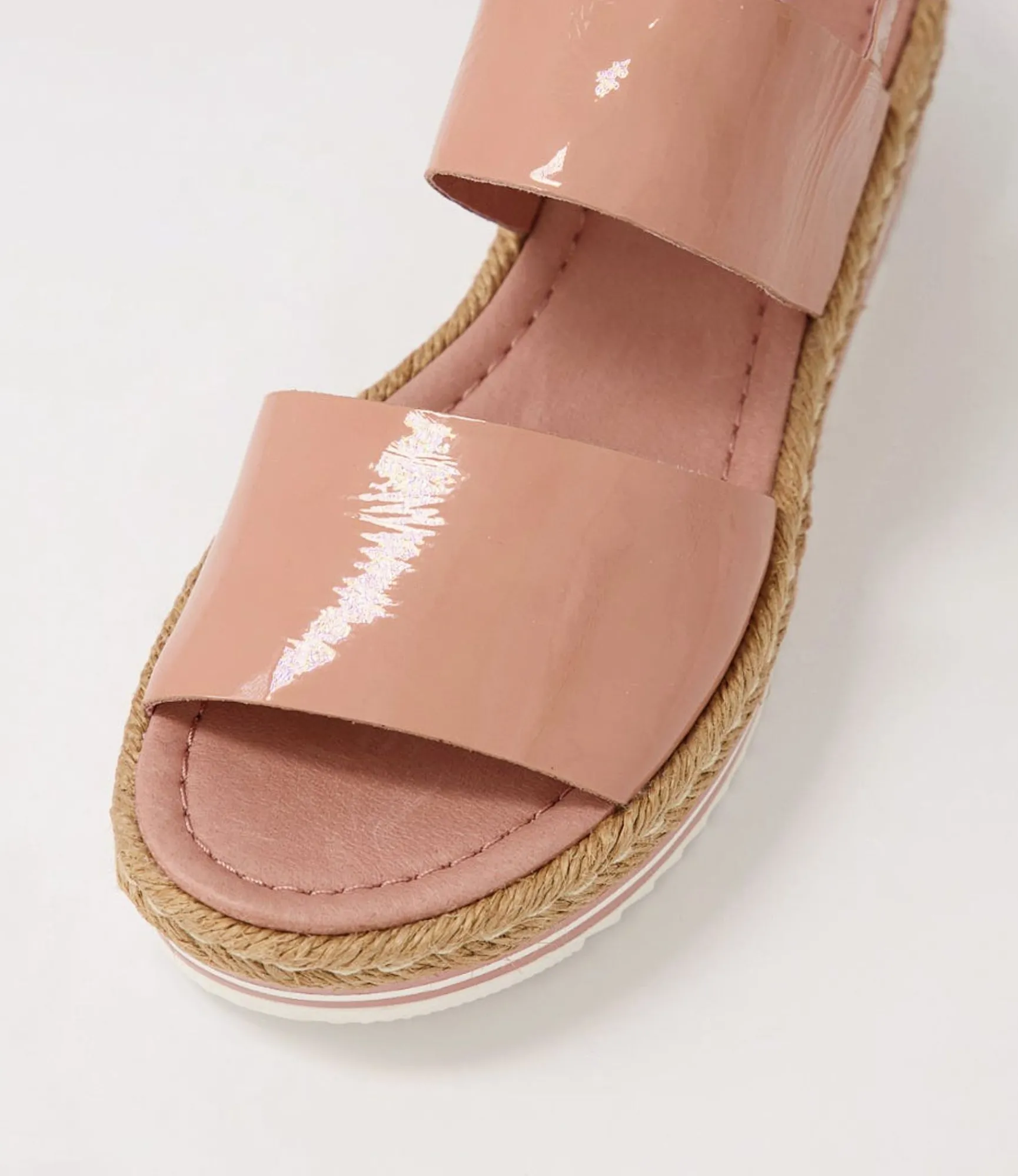 Sale Midas Shoes Athens Mushroom Patent Leather Sandals