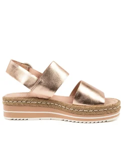 Clearance Midas Shoes Athens Rose Gold Leather