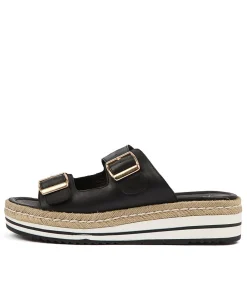 Hot Midas Shoes Axil Black Leather