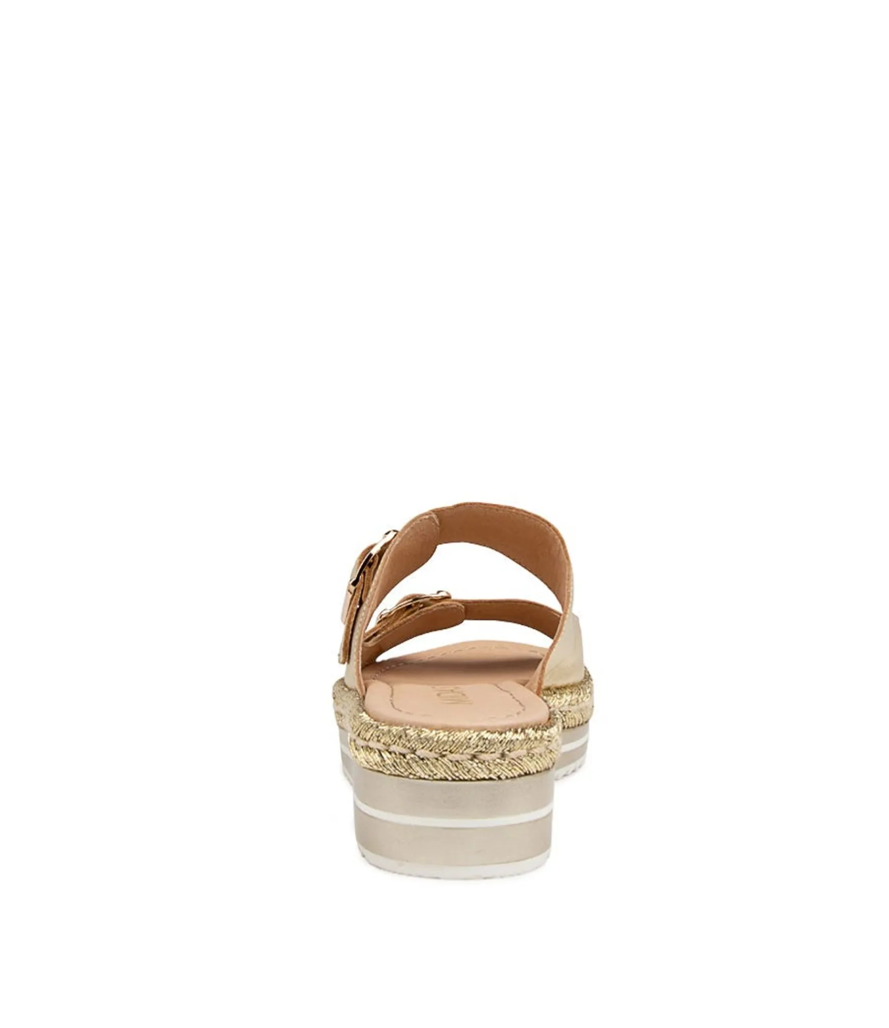 Cheap Midas Shoes Axil Pale Gold Leather