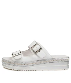 Sale Midas Shoes Axil White Silver Leather