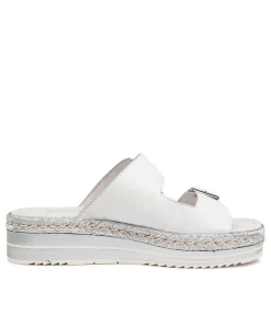 Sale Midas Shoes Axil White Silver Leather