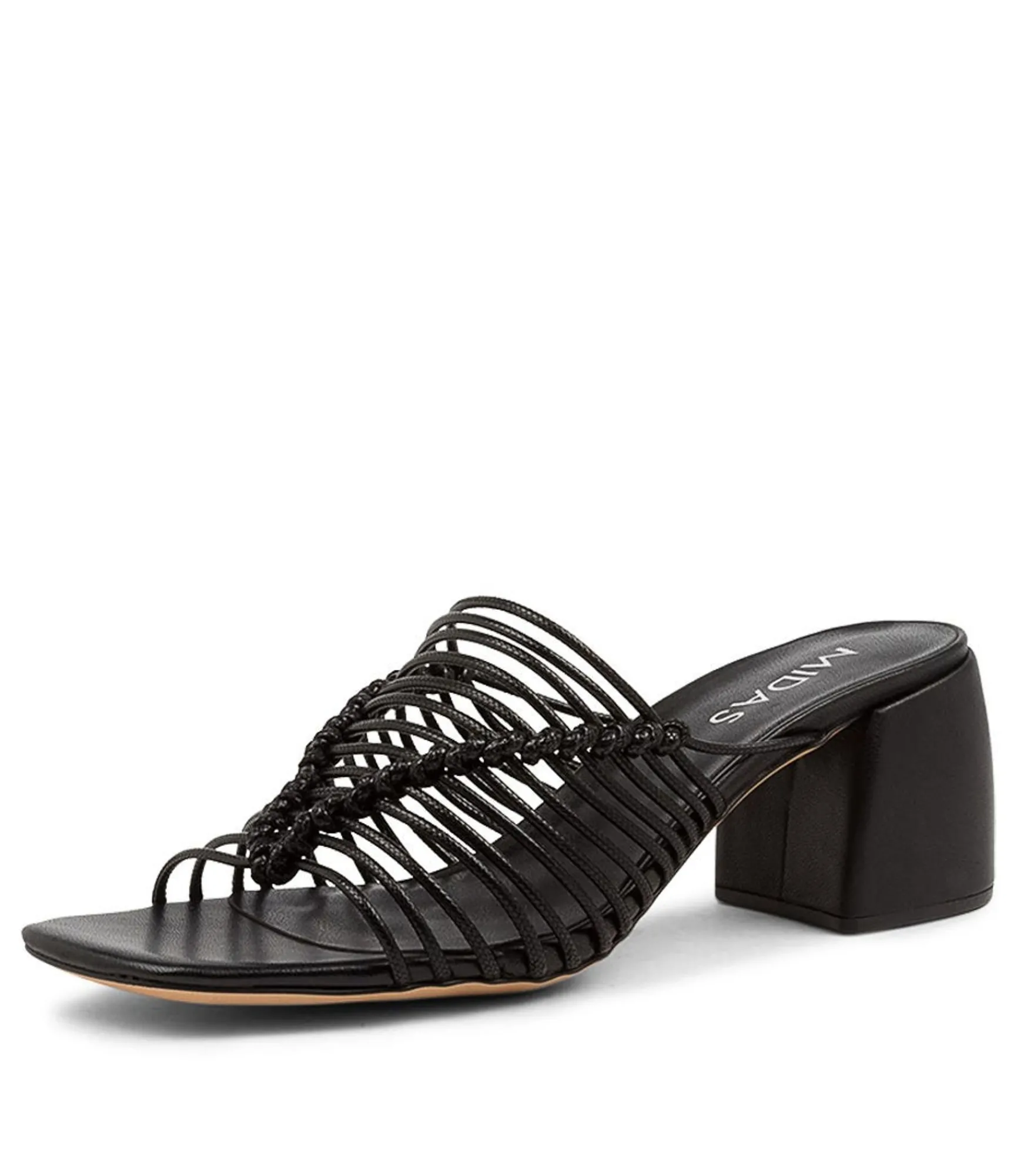 Online Midas Shoes Bali Black Leather