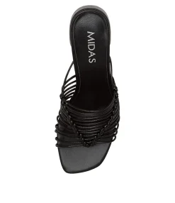 Online Midas Shoes Bali Black Leather