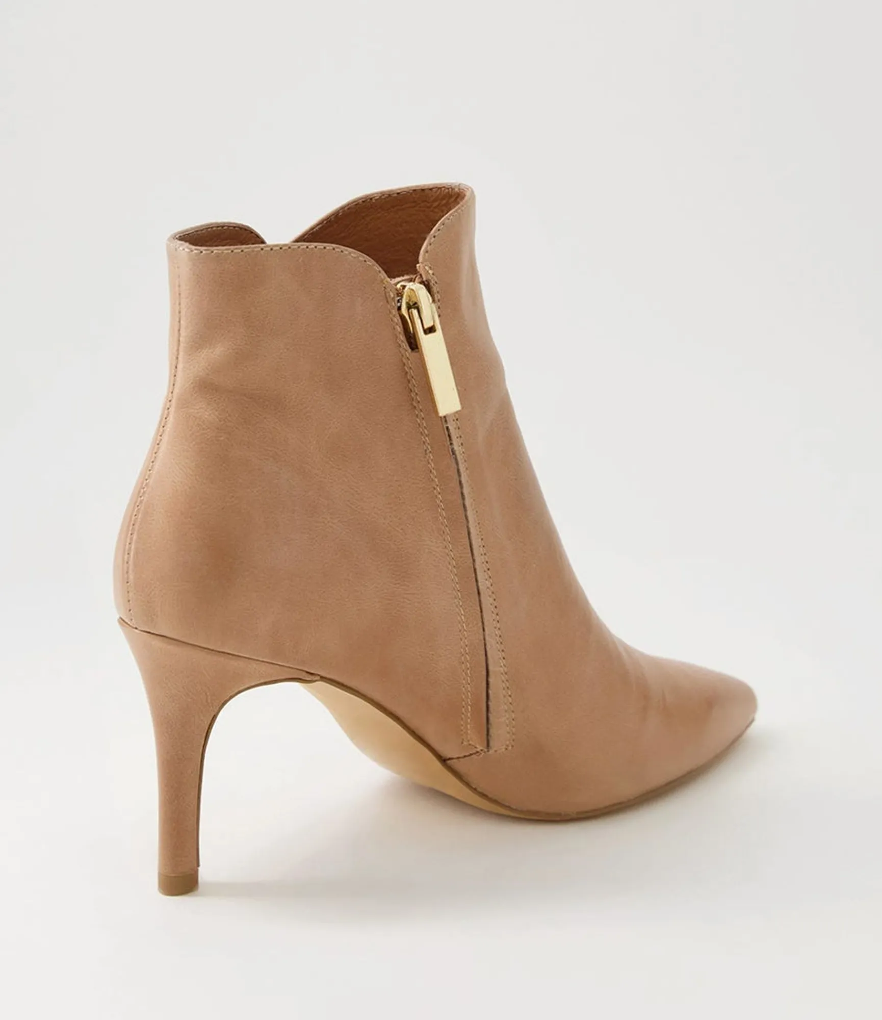 Discount Midas Shoes Bambina Cappuccino Leather Ankle Boots