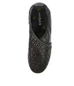 Store Midas Shoes Barrie Black Leather