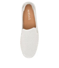 Store Midas Shoes Barta White Leather