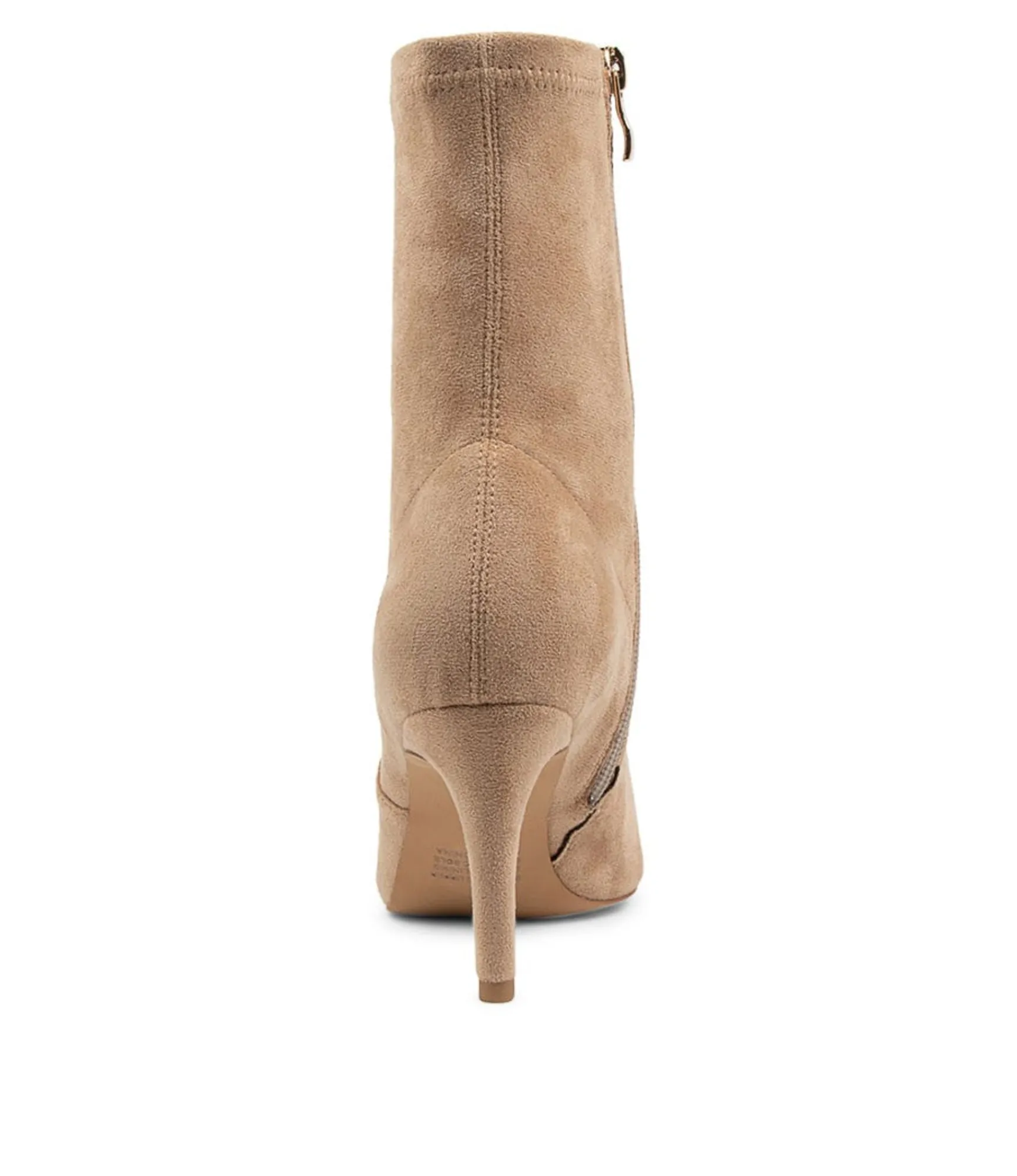 Store Midas Shoes Beauty Camel Microsuede Ankle Boots