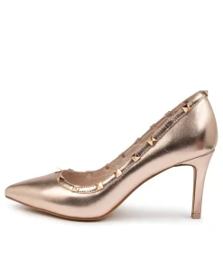 Shop Midas Shoes Beckry Rose Gold Leather
