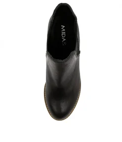 Flash Sale Midas Shoes Belle Black Leather