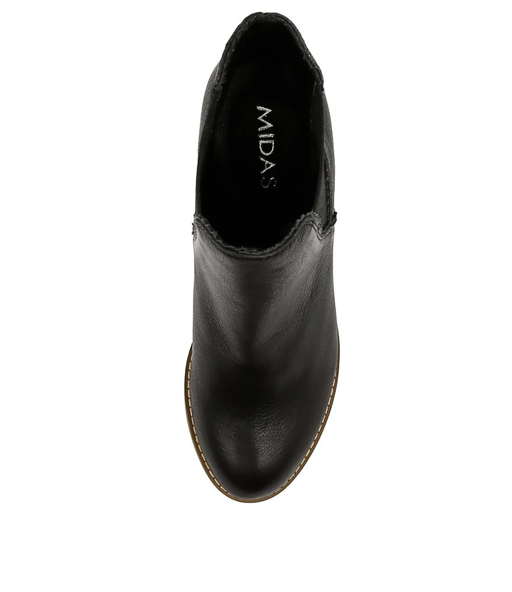 Flash Sale Midas Shoes Belle Black Leather