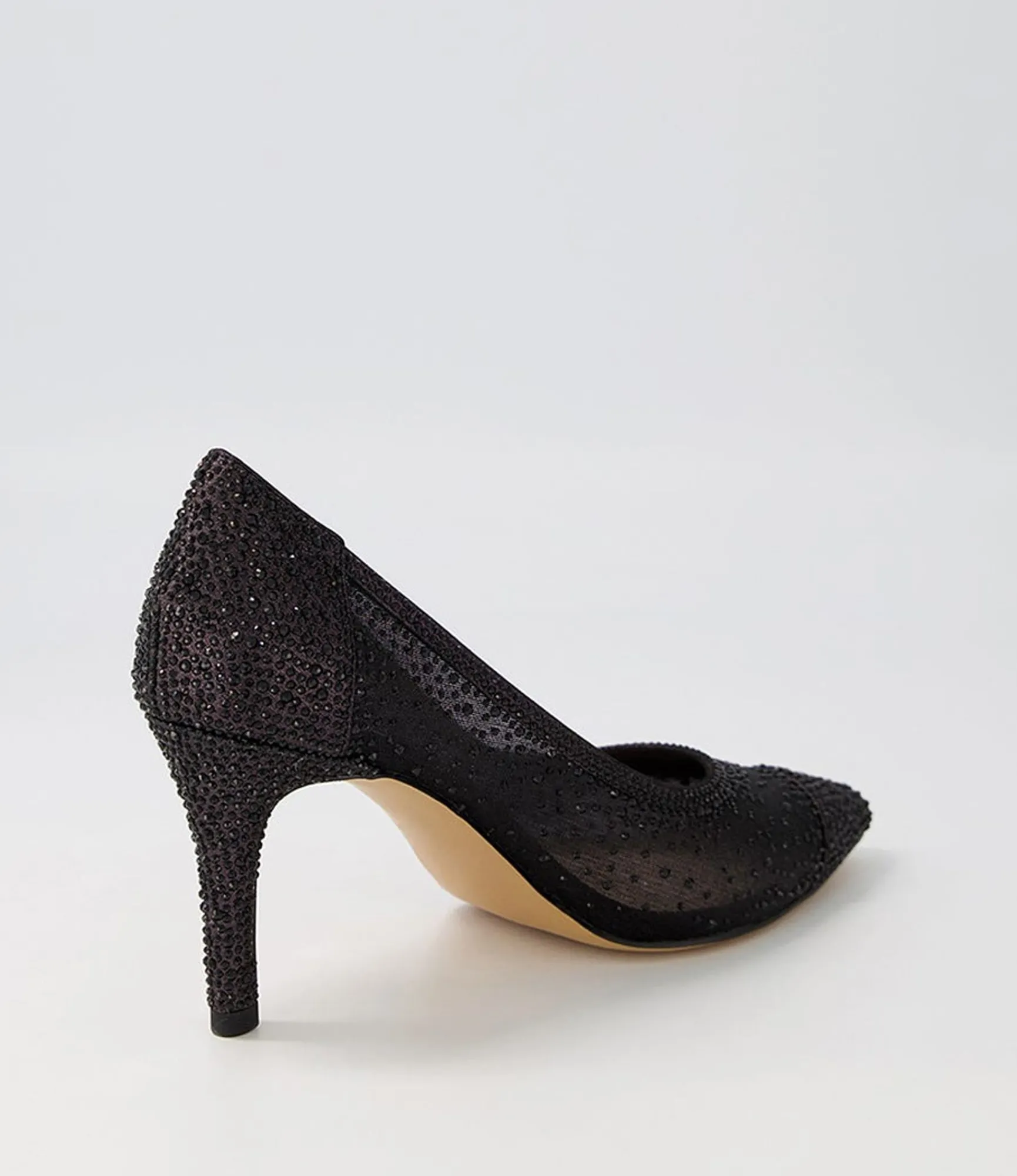 Outlet Midas Shoes Benita Black Shimmer Multi Heels