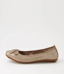 Cheap Midas Shoes Berlin Platino Cut Leather Ballet Flats