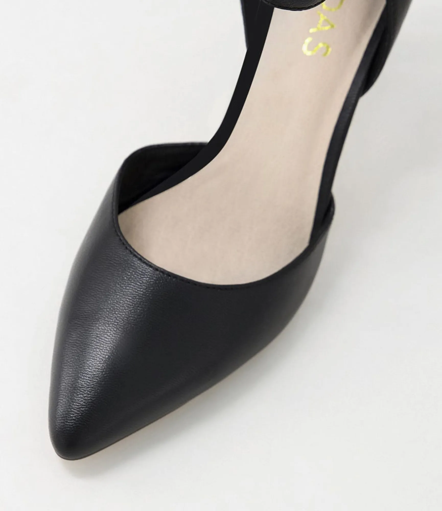 Cheap Midas Shoes Berly Black Leather Heels