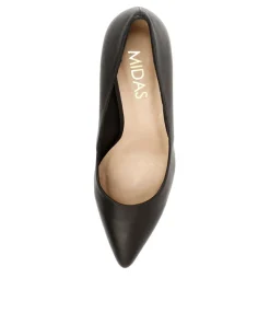 Hot Midas Shoes Berri Black Leather