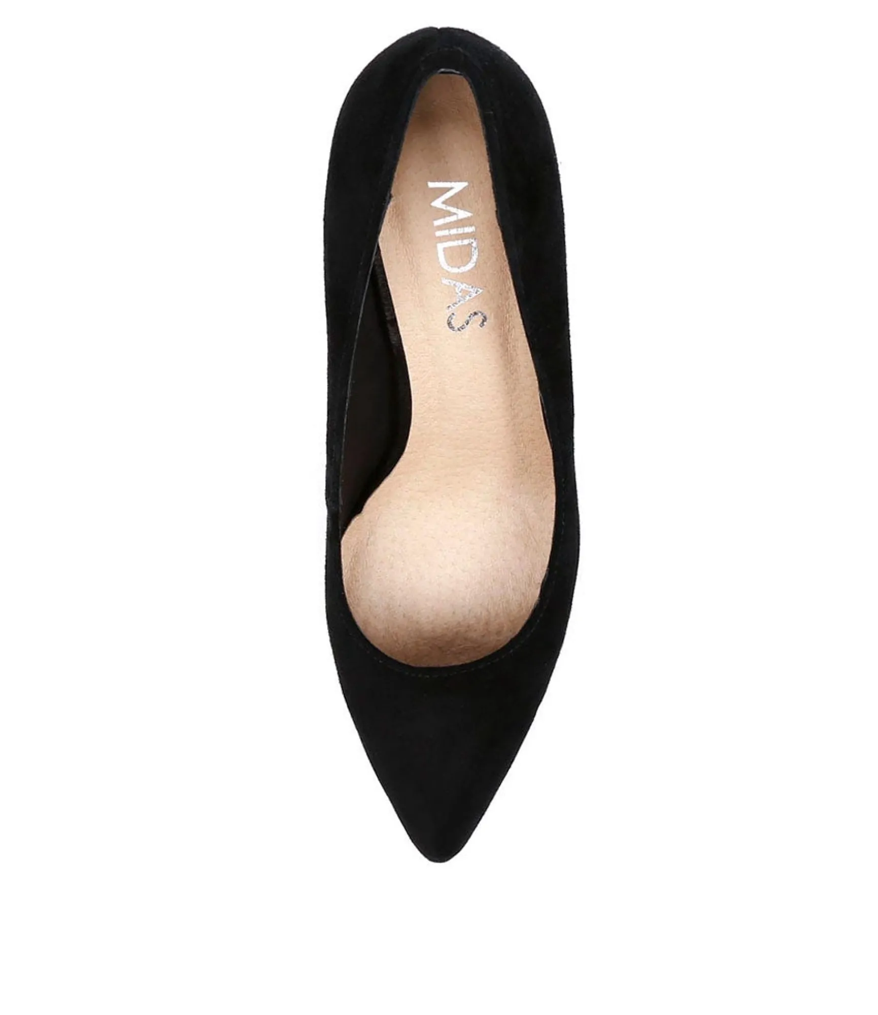 New Midas Shoes Berri Black Suede