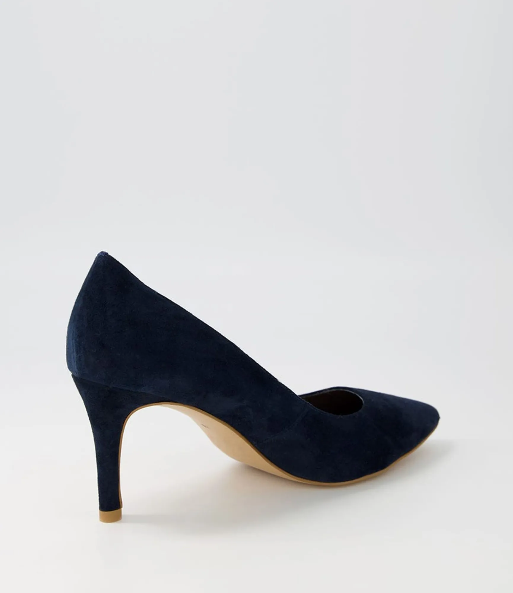 Store Midas Shoes Berri Navy Suede Pump Heels