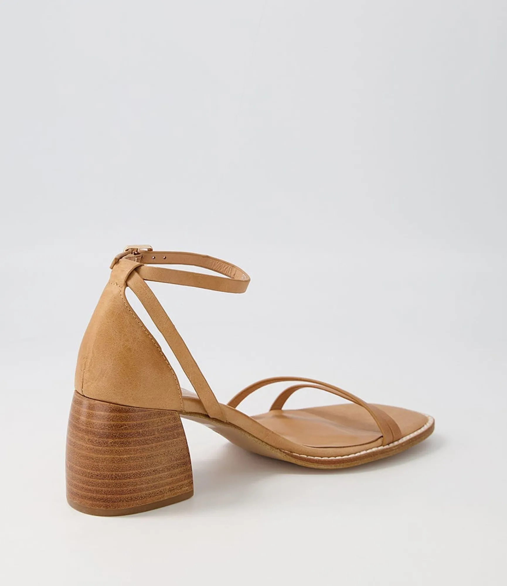 Best Midas Shoes Bestie Tan Natural Heel Leather Sandals