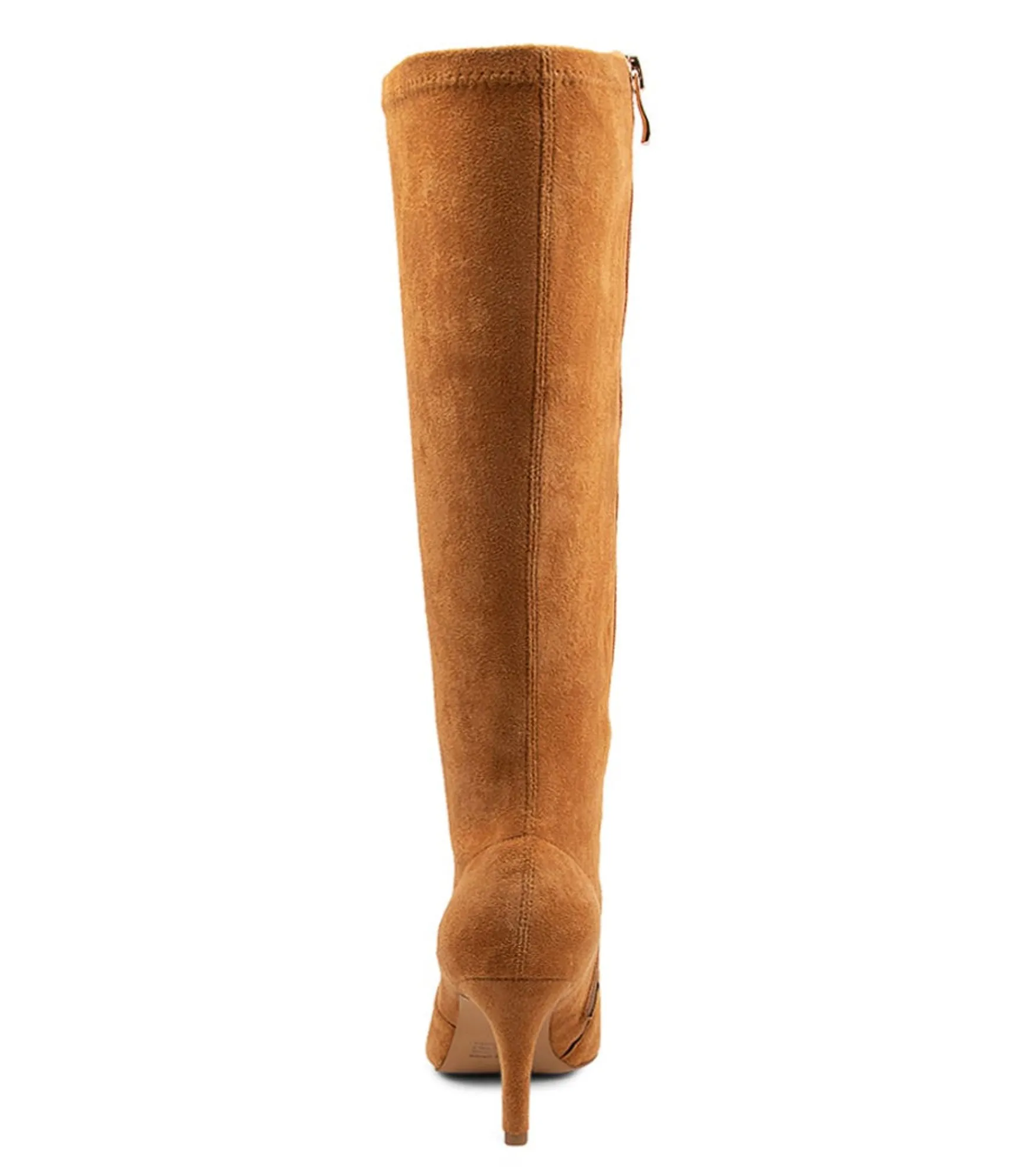 Clearance Midas Shoes Bobi Caramel Microsuede Knee High Boots