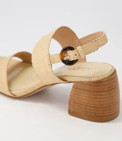 Hot Midas Shoes Bossee Natural Woven Sandals