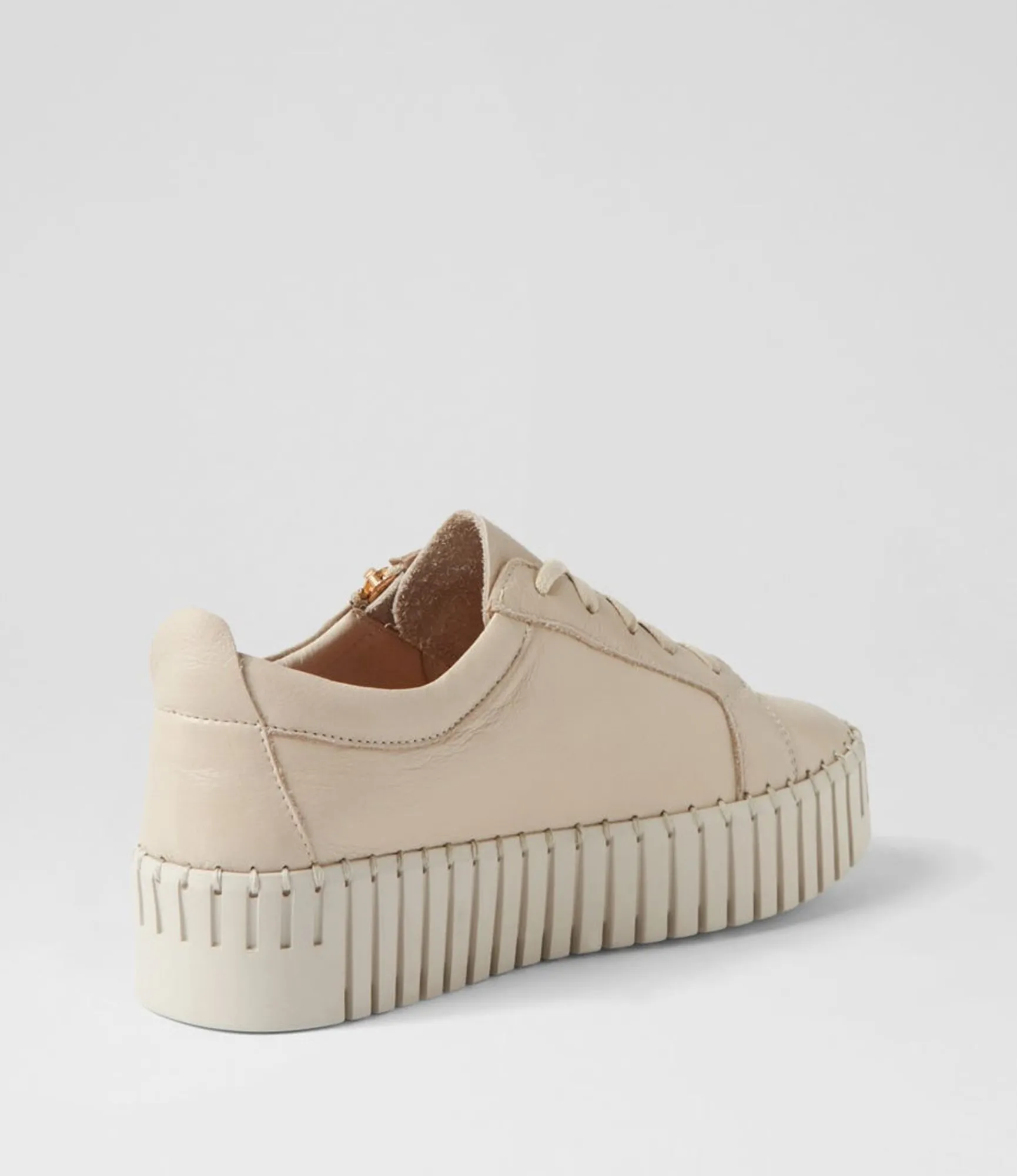 Sale Midas Shoes Braelyn Almond Leather Sneakers